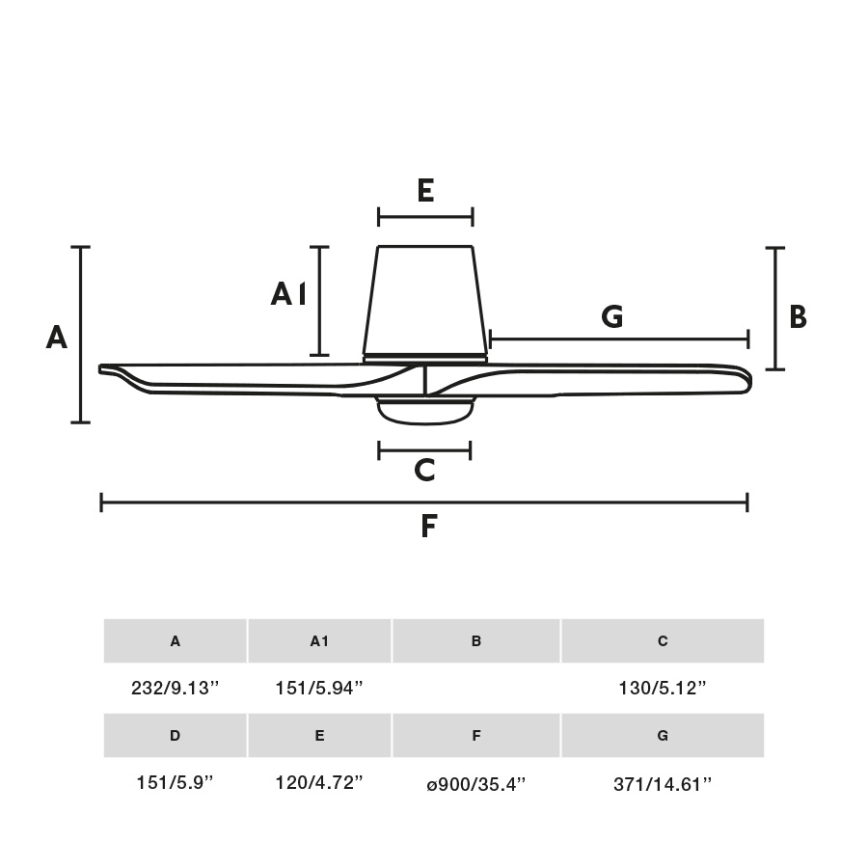 FARO 33837WT-1TW - Ventilator de tavan LED reglabil HEYWOOD TUB cu LED/10W/230V 2700/4000/6000K pin/alb diametru 90 cm Wi-Fi Tuya + telecomandă