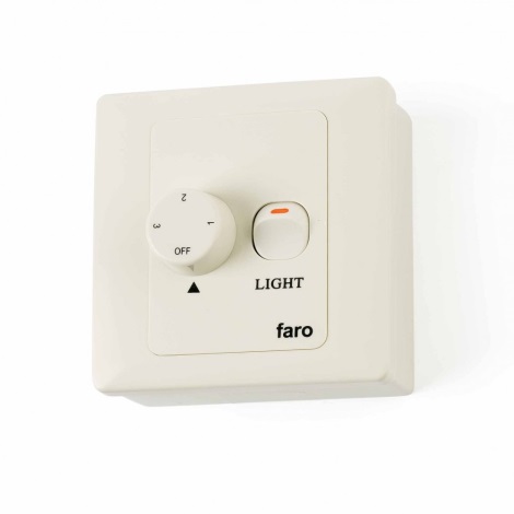 FARO 33928 - Controler de perete alb