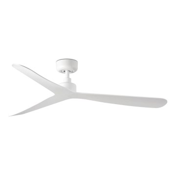 FARO 34194 - Ventilator de tavan ROCKER M, diametru 132 cm, alb, cu telecomandă