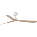 FARO 34195 - Ventilator de tavan ROCKER M, Ø 132 cm, bej/alb, cu telecomandă