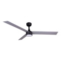 FARO 34287WT1S - Ventilator de tavan LED dimmabil CRUISER XL, LED 18W, 230V, 2700/3000/4000K, diametru 160 cm, gri/negru, Wi-Fi Tuya + telecomandă
