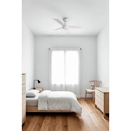 FARO 34288-1TW - Ventilator de tavan dimerizabil CRUISER cu LED/20W/230V Ø 106 cm 2700/3000/4000K + telecomandă
