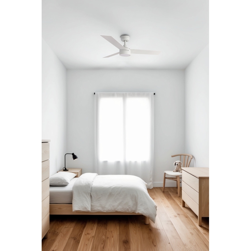 FARO 34288-1TW - Ventilator de tavan dimerizabil CRUISER cu LED/20W/230V Ø 106 cm 2700/3000/4000K + telecomandă