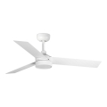 FARO 34288WT1S - Ventilator de tavan dimabil CRUISER S cu LED, 18W, 230V, 2700/3000/4000K, diam. 106 cm, alb, Wi‑Fi Tuya + telecomandă
