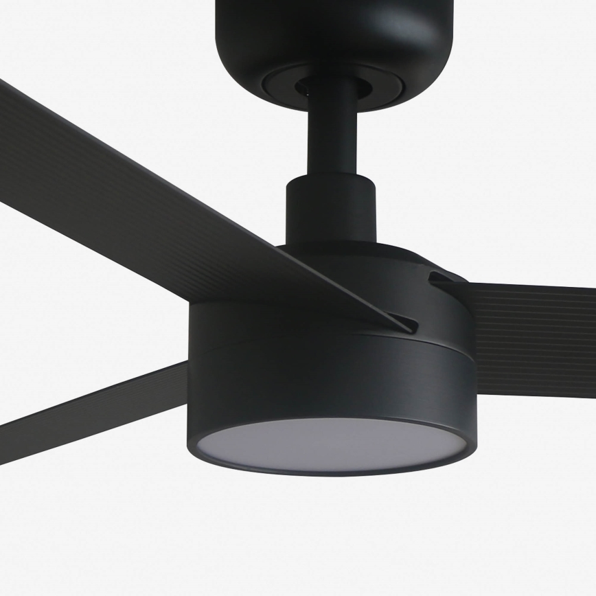 FARO CRUISER S 34289WT1S - Ventilator de tavan LED dimabil/18W/230V 2700/3000/4000K Ø106 cm negru Wi‑Fi Tuya + telecomandă