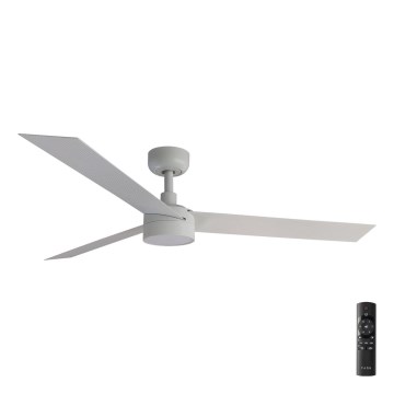 FARO 34290-1TW - Ventilator cu LED dimmabil CRUISER, 20W, 230V, 2700/3000/4000K, Ø 132 cm, alb + telecomandă