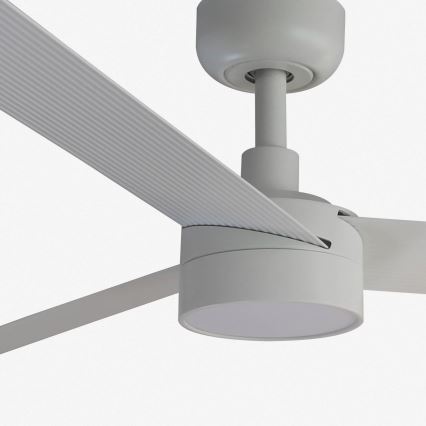 FARO 34290WT1S - Ventilator de tavan CRUISER L cu LED dimerizabil, 18W/230V, 2700/3000/4000K, diam. 132 cm, alb, Wi‑Fi Tuya + telecomandă