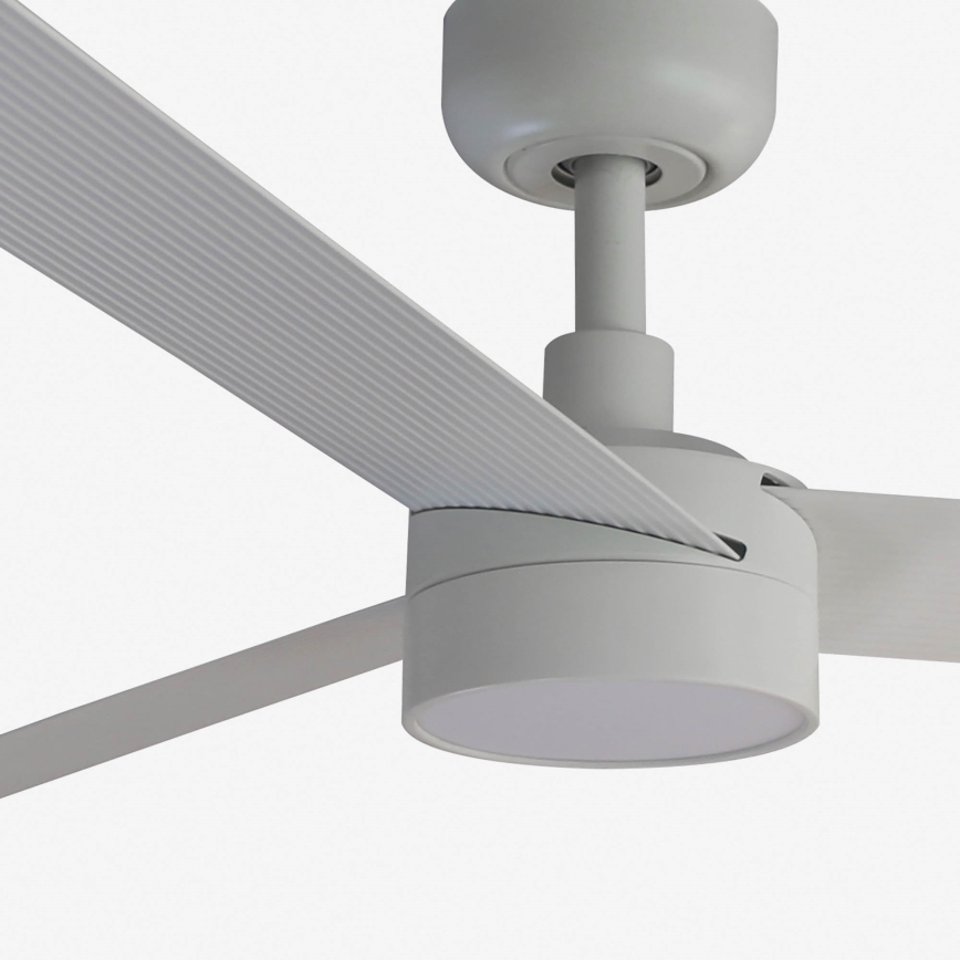 FARO 34290WT1S - Ventilator de tavan CRUISER L cu LED dimerizabil, 18W/230V, 2700/3000/4000K, diam. 132 cm, alb, Wi‑Fi Tuya + telecomandă