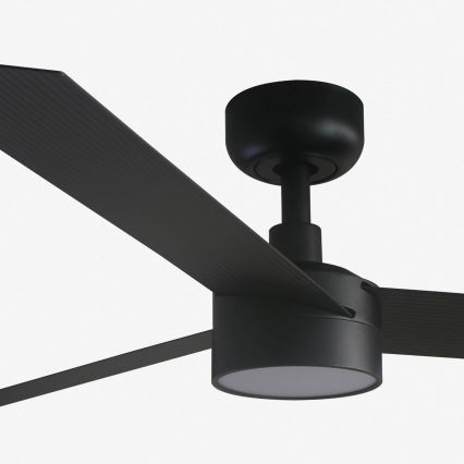 FARO 34291-1TW - Ventilator de tavan dimabil cu LED CRUISER, 20W, 230V, 2700/3000/4000K, diam. 132 cm, negru + telecomandă