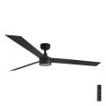 FARO 34293-1TW - Ventilator de tavan LED reglabil CRUISER XL, 18W, 230V, 2700/3000/4000K, Ø 160 cm, negru + telecomandă