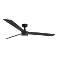 FARO 34293WT1S - Ventilator de tavan LED dimabil CRUISER XL, 18W, 230V, 2700/3000/4000K, Ø 160 cm, negru, Wi‑Fi Tuya + telecomandă
