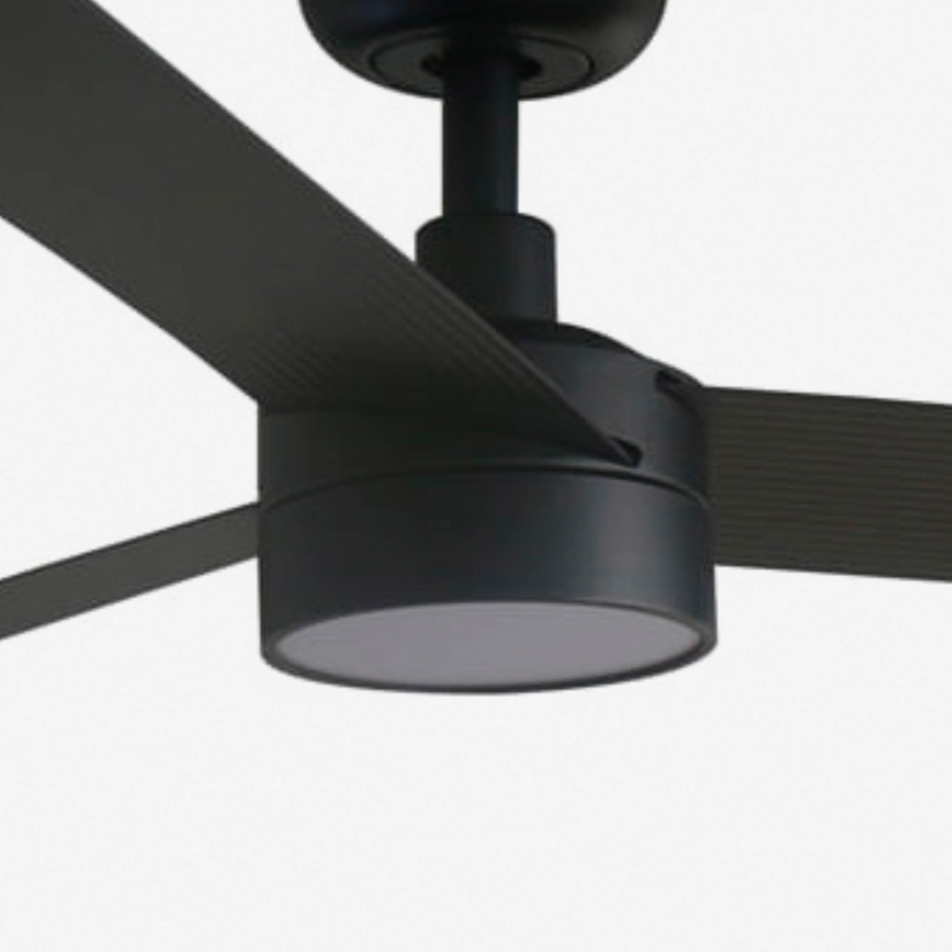 FARO 34293WT1S - Ventilator de tavan LED dimabil CRUISER XL, 18W, 230V, 2700/3000/4000K, Ø 160 cm, negru, Wi‑Fi Tuya + telecomandă