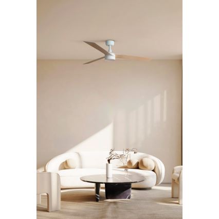 FARO RUDDER L 34297-1TW - Ventilator LED dimabil, 20 W, 230 V, 2700/3000/4000 K, Ø132 cm, cu telecomandă