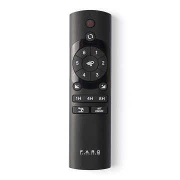 FARO 34304 - Telecomandă pentru ventilatoare, 2x AAA, neagră