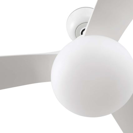 FARO 34363WT-11L - Ventilator de tavan OUTWOOD L, 1xE27/15W/230V, alb, Ø150 cm, Wi-Fi Tuya, IP44 + telecomandă