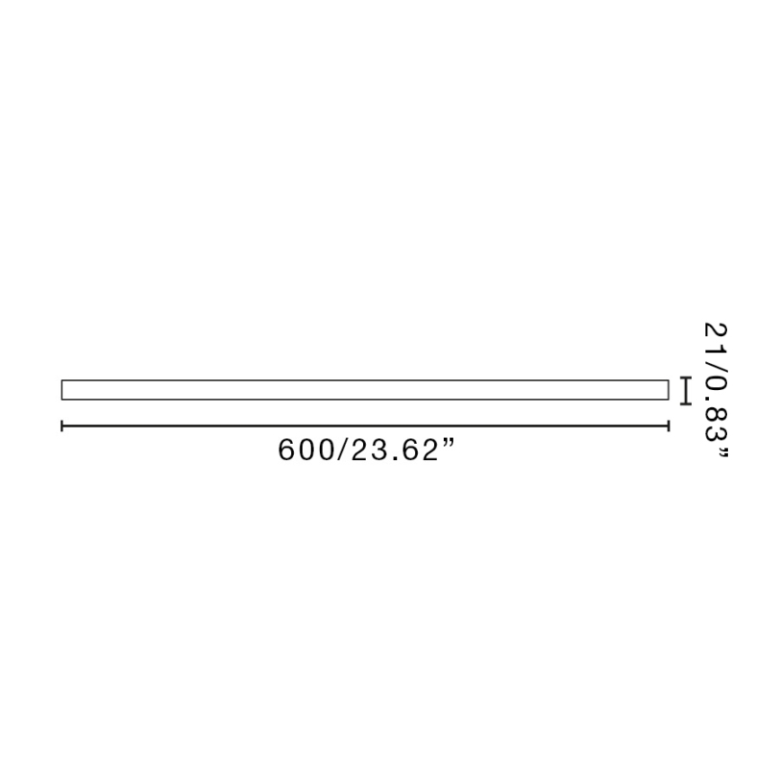 FARO 3T061209 - Tijă de prelungire LANTAU 60 cm, neagră