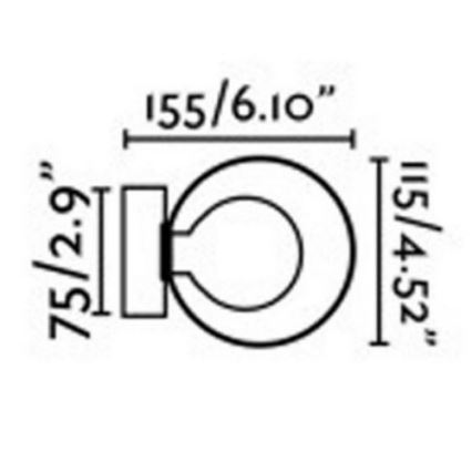 FARO 40086 - Aplică baie PERLA 1xG9/6W/230V IP44