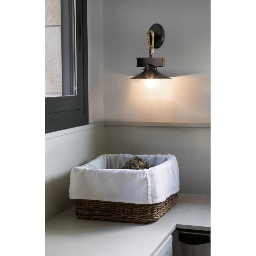 FARO 68138 - Aplică perete NUDOS 1xE27/60W/100-240V