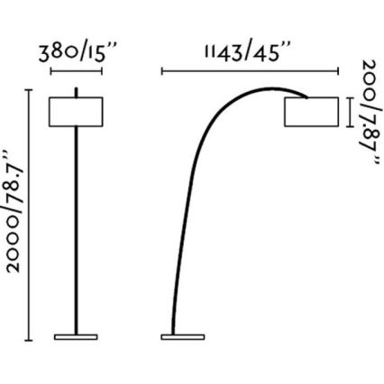 Faro 68462 - Lampadar PAPUA 1xE27/60W/230V