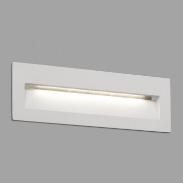 FARO 70271 - Corp de iluminat încastrat LED pentru exterior NAT LED/8W/230V IP65 alb