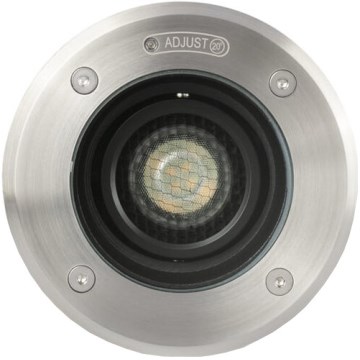 FARO 70310 - Corp de iluminat exterior pentru trecere auto GEISER 1xGU10/8W/230V IK08 IP67 inox