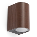 FARO 70324 - Aplică de perete pentru exterior ESTELA 1xGU10/5W/230V IP65 maro