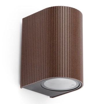 FARO 70324 - Aplică de perete pentru exterior ESTELA 1xGU10/5W/230V IP65 maro