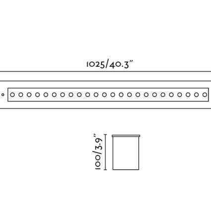 FARO 70448 - LED Iluminat căi de acces GRAVA LED/42W/24V IP67