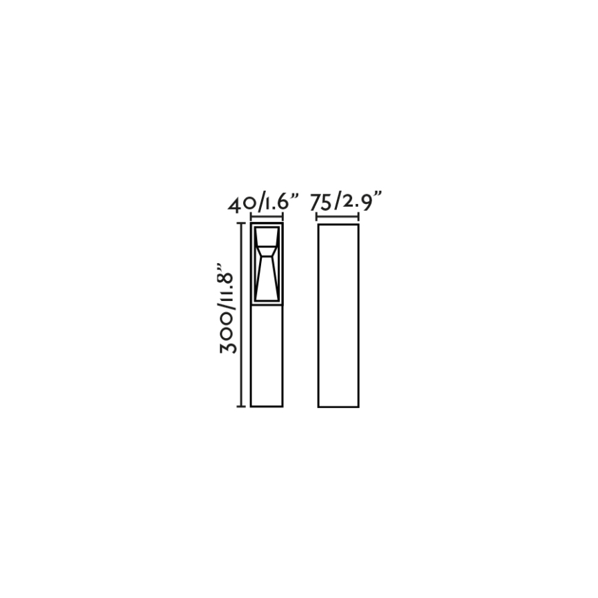 FARO 70939 - Lampă LED de exterior TIL, 3W/24V, CRI 90, IP65, maro