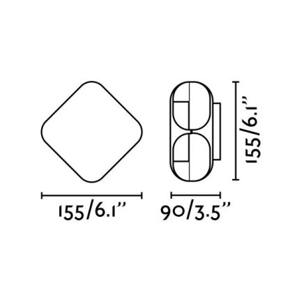 FARO 71212 - LED Aplică perete exterior BU-OH LED/12W/230V IP65