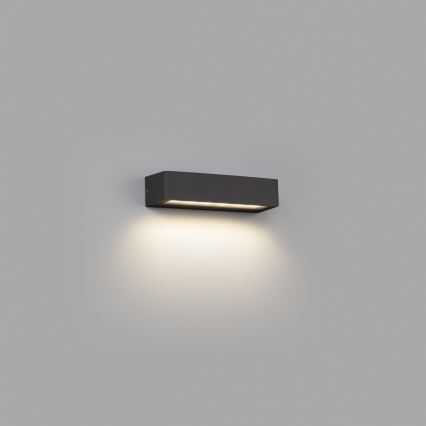 FARO 71910 LAKO - Aplica LED de perete pentru exterior, 8W, 230V, IP65, antracit