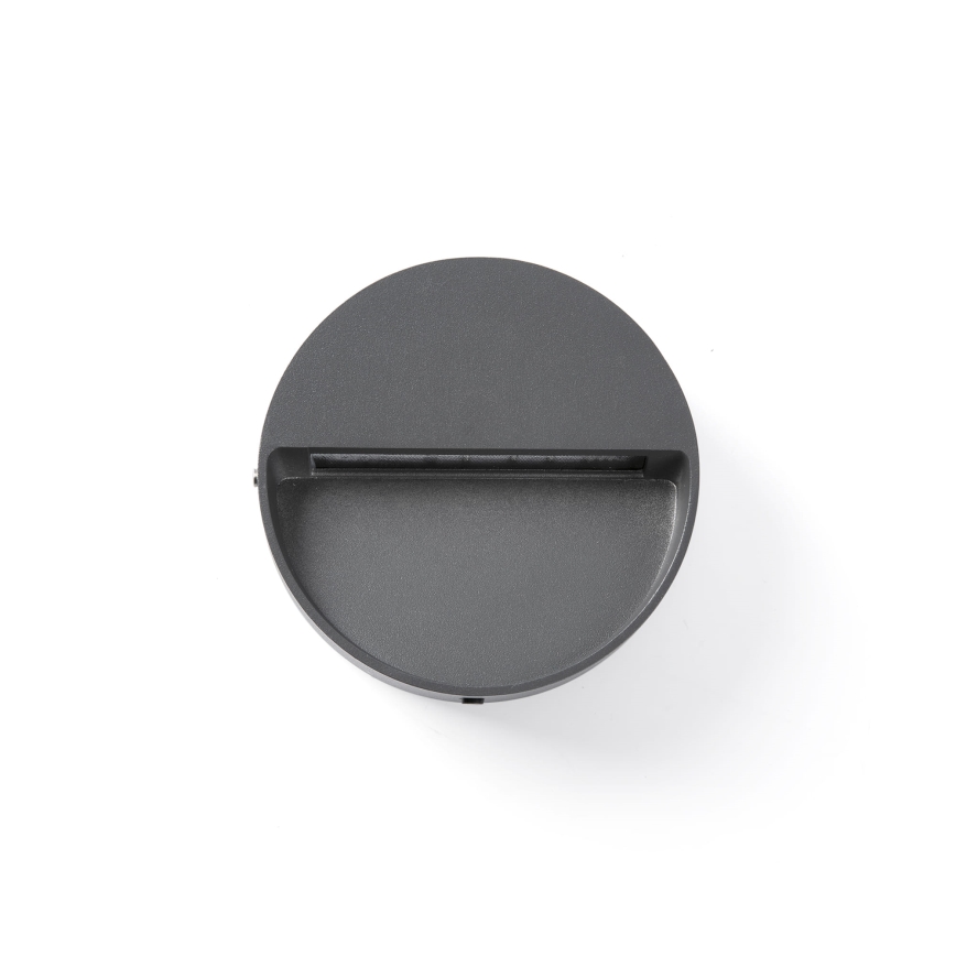FARO 71960 - Lampă LED pentru scară DUNE LED/3W/230V 2200/2700/3200/4000K IP65 antracit rotundă