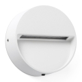 FARO 71961 - Aplică LED pentru scări DUNE LED/3W/230V 2200/2700/3200/4000K IP65 alb rotund