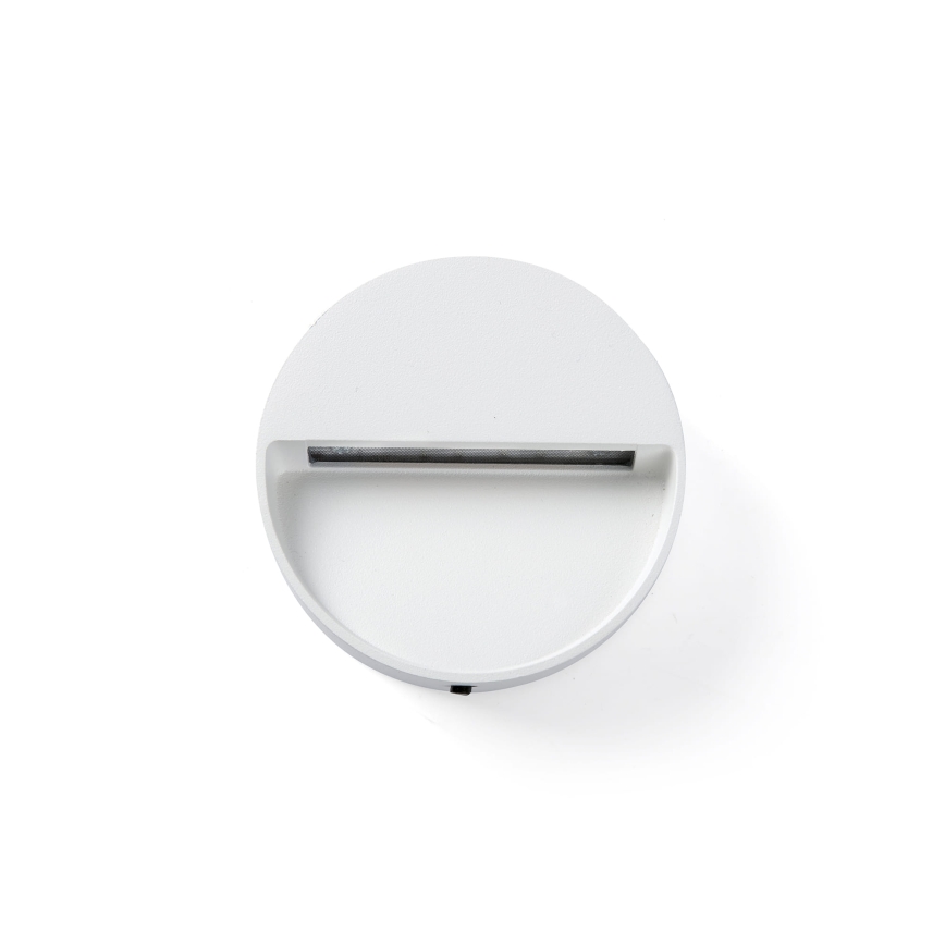 FARO 71961 - Aplică LED pentru scară DUNE, 3W, 230V, 2200/2700/3200/4000K, IP65, albă, rotundă