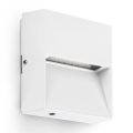 FARO 71964 - Aplica LED pentru scară DUNE LED/3W/230V 2200/2700/3200/4000K IP65 alb pătrat