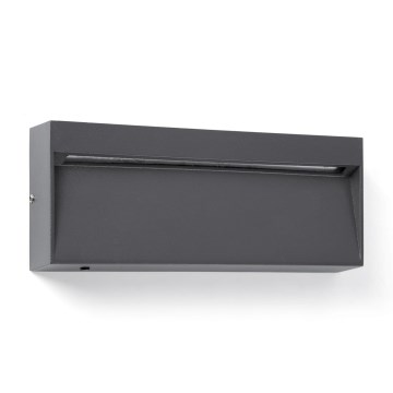 FARO 71966 - Aplică LED DUNE pentru scări, 6W, 230V, 2200/2700/3200/4000K, IP65, antracit, dreptunghiulară