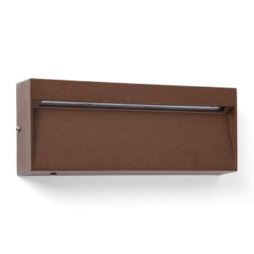 FARO 71968 - Aplica LED pentru scări DUNE LED/6W/230V 2200/2700/3200/4000K IP65 maro dreptunghiulară