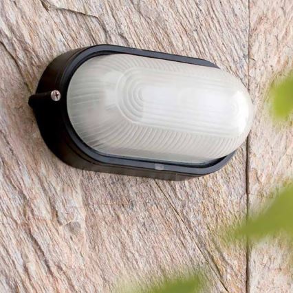 FARO 72001 - Aplică perete exterior DERBY-P 1xE27/60W/230V IP44