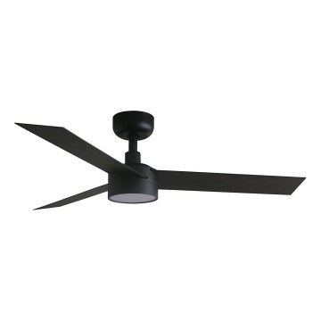 FARO CRUISER S 34289WT1S - Ventilator de tavan LED dimabil/18W/230V 2700/3000/4000K Ø106 cm negru Wi‑Fi Tuya + telecomandă