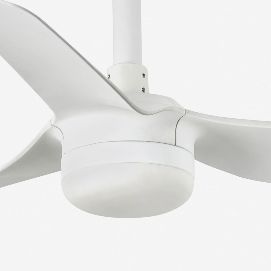 FARO 33820-1TW - Ventilator de tavan dimabil MINI PUNT S cu LED 10 W, 2700/3000/4000 K, alb, Ø 90 cm + telecomandă
