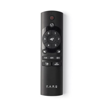 FARO 33829-1TW - Ventilator de tavan LED dimabil PUNT TUB M LED/18W/230V 2700/3000/4000K Ø 130 cm alb/maro+ telecomandă