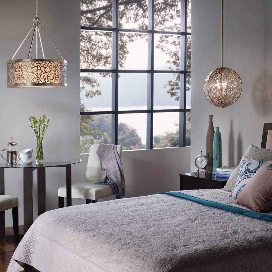 Feiss - Candelabru pe tijă ARABESQUE 4xE27/60W/230V auriu