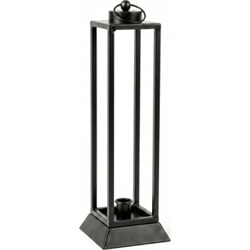 Felinar decorativ HALL, 39,5 cm, negru