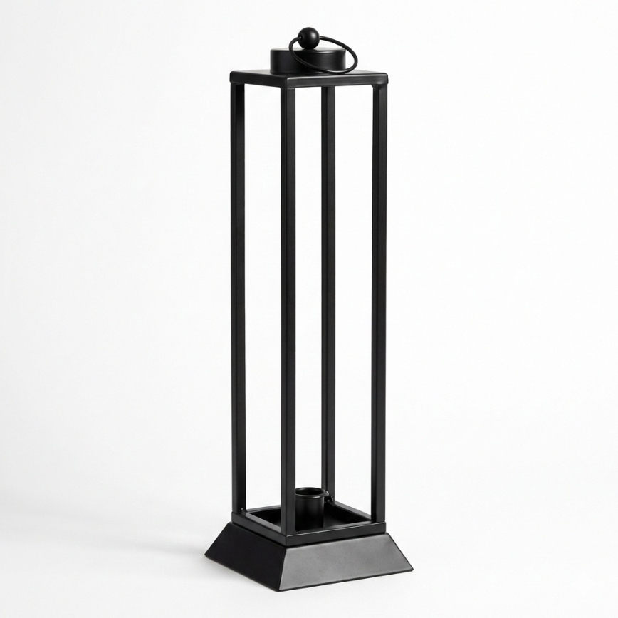 Felinar decorativ HALL, 45,5 cm, negru