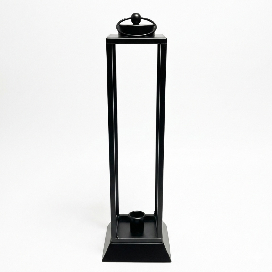 Felinar decorativ HALL, 45,5 cm, negru