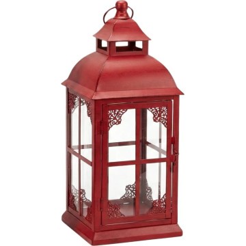 Felinar decorativ REDY, 30,5 cm, roșu