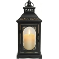 Felinar decorativ ROSEHILL, 27,5 cm, negru