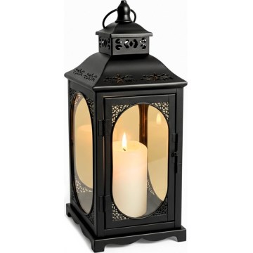 Felinar decorativ ROSEHILL, 54,5 cm, negru