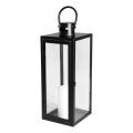 Felinar decorativ TOWER, 29 cm, negru