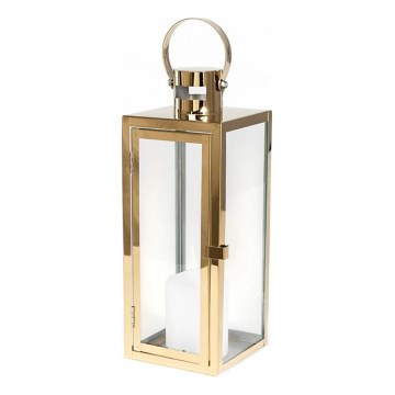 Felinar decorativ TOWER 38 cm auriu